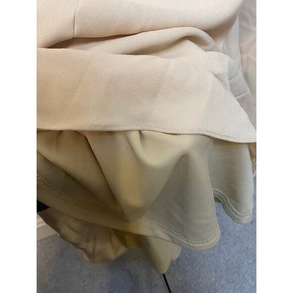 NWT Hailey Paige Occasions Cashmere Off Shoulder Formal Gown Dress Bridesmaid 22 - Picture 15 of 16